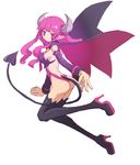  ass boots breasts demon_girl detached_sleeves disgaea high_heel_boots high_heels horns pink_hair pixiv_thumbnail resized succubus succubus_(disgaea) tail thigh_boots thighhighs wings 