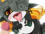  amau_(kosmos) blush censored cum cum_in_mouth cum_on_body cum_on_upper_body fangs highres imp midna open_mouth penis the_legend_of_zelda the_legend_of_zelda:_twilight_princess tongue twilight_princess 