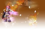  armor background grand_chase ley purple_skin solo 