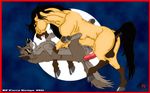  balto_(film) canine equine eyes_closed feral gay horse kf_furry_design male mammal spirit spirit:_stallion_of_the_cimarron spirit_(cimarron) wolf 
