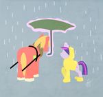  cutie_mark equine female feral friendship_is_magic hasbro horse male mammal my_little_pony pony rain raincoat the-mad-pumpkin twilight_sparkle_(mlp) umbrella 