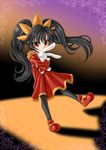  ashley ashley_(warioware) black_hair bunny doll highres made_in_wario nintendo rabbit red_eyes wario_ware warioware yuino_(fancy_party) 