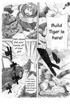  big_muscles black_and_white build_tiger build_tiger_(character) comic feline gamma-g gay greyscale human male mammal manga mole monochrome muscles rice_cake tiger translated 