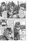  black_and_white build_tiger build_tiger_(character) comic dragon feline gamma-g gay greyscale male mammal monochrome muscles tiger translated woo_long 