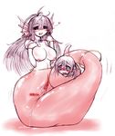  animal_ears artist_request asphyxiation blush breasts frfr lamia long_hair monster_girl mouse mouse_ears naga navel nipples nude open_mouth pussy pussy_juice scared sketch snake tail tears unbirthing uncensored 