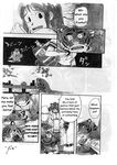  black_and_white build_tiger build_tiger_(character) buttertoast comic duo feline fur gamma-g gay greyscale hand_on_shoulder human male mammal manga monochrome muscles penis tiger translated woo_long 