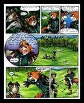  ainessa&#039;s_martyrs arrow canine comic dog fox fox_keegan male mammal medieval tracy_j_butler 