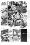  balls biceps big_muscles black_and_white build_tiger build_tiger_(character) comic cum dragon feline gamma-g gay greyscale male mammal manga mole monochrome muscles oral penis rice_cake tiger translated woo_long 