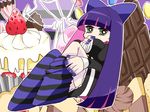  artist_request dress food gothic panty_&amp;_stocking_with_garterbelt stocking_(character) stocking_(psg) 