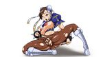  artist_request blush breasts cameltoe capcom china_dress chinese_clothes chun-li father_dimitry large_breasts nipples street_fighter 