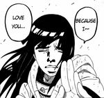  comic greyscale hyuuga_hinata long_hair monochrome naruto naruto_(series) parody solo yaranaika 