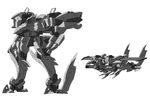  armored_core concept_art from_software mecha transform transformation 