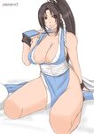  brown_hair king_of_fighters kof papepox2 shiranui_mai snk 