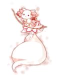  arrow bow bow_(weapon) cute dress fluffy izusetsu kyubey long_ears long_tail looking_at_viewer mahou_shoujo_madoka_magica male puella_magi_madoka_magica ranged_weapon red_eyes solo tail weapon 