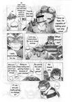  build_tiger build_tiger_(character) buttertoast comic feline gamma-g gay greyscale male mammal manga monochrome muscles penis tiger 