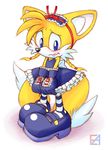  canine crossdressing fox mammal miles_prower sega solo sonic_(series) tooney_series unknown_artist 