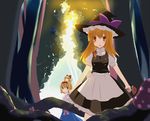  alice_margatroid bad_id bad_pixiv_id blonde_hair blue_eyes blush braid bug butterfly forest fujishiro_emyu hairband hat insect kirisame_marisa multiple_girls mushroom nature shanghai_doll short_hair side_braid touhou wings witch_hat yellow_eyes |_| 