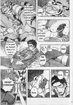  build_tiger buttertoast comic feline gamma-g gay greyscale human male mammal manga masturbation monochrome muscles penis tiger translated 