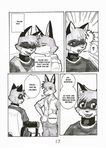  aiden canine closet_coon colin colin_young comic dreke english_text fox gay greyscale kissing male mammal monochrome raccoon text 