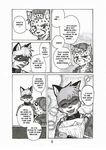  aiden cheetah closet_coon comic dreke duma duma_matambo english_text feline greyscale male mammal monochrome raccoon text 