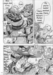  banana biceps build_tiger build_tiger_(character) comic dragon feline fruit gamma-g gay greyscale male mammal manga masturbation monochrome muscles penis tiger translated woo_long 