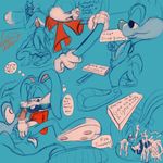  buster_bunny calamity_coyote gay lagomorph male mammal rabbit tiny_toon_adventures tiny_toons tooney_series unknown_artist warner_brothers 