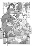  canine comic duga english_text female gay greyscale human male mammal manga mercurochrome monochrome oral penis shining_(series) shining_force_exa sourou_cerulean_wolf tentacles text translated video_games wolf 