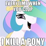  clopping crown death_threat equine evil_face female feral friendship_is_magic hair hasbro horse lol_comments mammal masturbation my_little_pony oh_dear_god_help!! pegacorn pony princess princess_celestia_(mlp) rape_face reaction_image royalty solo threat unknown_artist 