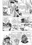  build_tiger build_tiger_(character) comic feline gamma-g gay greyscale male mammal manga mole monochrome muscles overweight pig porcine rice_cake ricecake tiger translated 
