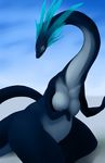  breasts dragon female long_neck nude scalie solo tryst_entangled 