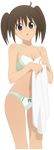  absurdres bra highres lingerie panties sawanatsu_kotone softenni solo towel transparent_background underwear vector_trace 