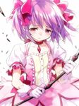  bow_(weapon) gloves kaname_madoka mahou_shoujo_madoka_magica pink_hair red_eyes ryou_(kimagure) short_hair short_twintails solo twintails weapon 