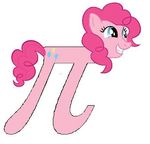  blue_eyes clever cutie_mark equine female friendship_is_magic fur hair hasbro horse humor mammal math my_little_pony pi pink_fur pink_hair pinkie_pi pinkie_pie_(mlp) plain_background pony pun solo unknown_artist white_background 
