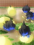  cute deino_(pokemon) eating egg hatching pokemon pokemon_(game) pokemon_black_and_white pokemon_bw 