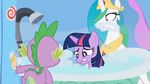  alicorn bathtub caught dragon equine female feral friendship_is_magic hasbro horn horse male mammal molestia my_little_pony pegacorn princess princess_celestia_(mlp) purple_eyes royalty scalie spike_(mlp) twilight_sparkle_(mlp) unicorn unknown_artist walk-in water 