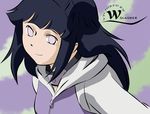  black_hair hyuuga_hinata long_hair naruto naruto_(series) naruto_shippuuden solo vector_trace wslasher 