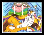  anthro breasts canine collar female fox lilandria luthiennightwolf lying mammal nipples nude on_back pubes pubic_hair pussy solo 