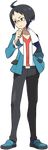  boy cheren_(pokemon) long_image nintendo official_art ohmura_yusuke pokemon pokemon_(game) pokemon_black_and_white pokemon_bw solo standing tall_image transparent_background 