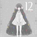  bad_id bad_pixiv_id black_hair calendar_(medium) december earmuffs grey_eyes long_hair lowres original solo suzushiro_sayu very_long_hair 