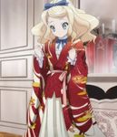  alice_blanche blonde_hair blue_eyes highres ikoku_meiro_no_croisee japanese_clothes kimono screencap solo stitched third-party_edit 