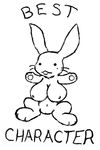  black_and_white breasts female lagomorph mammal monochrome navel original_character plain_background rabbit solo the_truth unfair unknown_artist white_background 