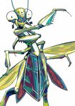  claws copyright_request highres nanika_sheila personification praying_mantis solo standing wings 