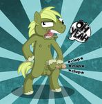  bluevon clop clopping derp dexterous_hooves english_text equine friendship_is_magic hasbro horse male mammal masturbation my_little_pony nipples penis pony solo standing text 