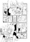  alice_margatroid animal_ears cat_ears comic greyscale kemonomimi_mode kirisame_marisa monochrome multiple_girls petting sakuraba_yuuki touhou translated 