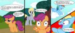  cloud comic cub derpy_hooves_(mlp) equine female feral friendship_is_magic fur hasbro horse mammal my_little_pony pegasus rainbow_dash_(mlp) scootaloo_(mlp) sky tree uhoh veggie55 wings wood young 