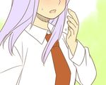  bad_id bad_pixiv_id blush koyama_shigeru long_hair necktie open_mouth purple_hair red_neckwear reisen_udongein_inaba solo touhou 