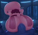 absurd_res alien anal anal_fluids anal_juice_string anal_penetration angryelanoises antennae_(anatomy) anus big_breasts big_butt big_penis bodily_fluids bottomless breasts butt clothed clothing digital_drawing_(artwork) digital_media_(artwork) duo ela_(angryelanoises) english_text erection faceless_character faceless_male female female_penetrated freckled_butt freckles genital_fluids genitals hi_res huge_butt huge_penis humanoid humanoid_genitalia humanoid_penis male male/female male_penetrating male_penetrating_female mammal nude on_bottom on_top partially_clothed penetration penile penile_penetration penis penis_in_ass pink_body pink_skin pushing_down requesting reverse_cowgirl_position seductive sex size_difference slime tail text thick_thighs topwear unusual_clothing wide_hips