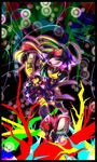  bad_id bad_pixiv_id cellphone colorful hat highres himekaidou_hatate ninomae phone solo tokin_hat touhou twintails 