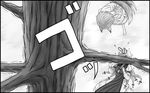  bad_id bad_pixiv_id comic failure greyscale in_the_face monochrome multiple_girls silent_comic touhou tree wimifu yakumo_ran yakumo_yukari 