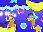  animated animated_gif dancing gintama jungle_wa_itsumo_hare_nochi_guu lowres male_focus multiple_boys parody sakata_gintoki shimura_shinpachi 